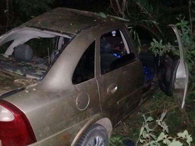 Crian&ccedil;a morre e 4 pessoas ficam feridas ap&oacute;s carro bater em &aacute;rvore na BR-262