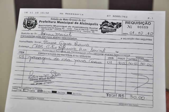  Prefeito de Alcin&oacute;polis nega que prefeitura tenha pago passagem a pistoleiro