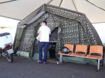 Sem demanda, Exército desativa tendas para pacientes com dengue