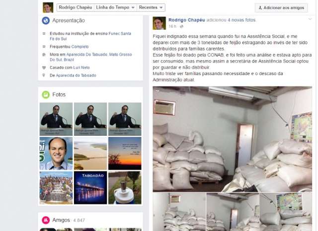 Tr&ecirc;s toneladas de feij&atilde;o doados est&atilde;o estragando por descaso da Prefeitura