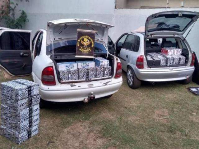 DOF apreende 3 ve&iacute;culos com contrabando que seria revendido na Capital 