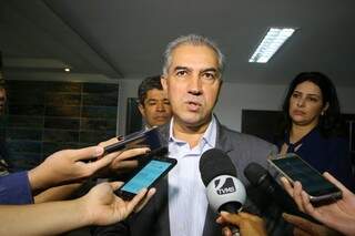 Governador Reinaldo Azambuja comentou sobre a reforma da previdência (Foto: André Bittar)