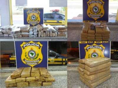 Mais de 100 quilos de maconha s&atilde;o apreendidos em 36 horas no norte do Estado