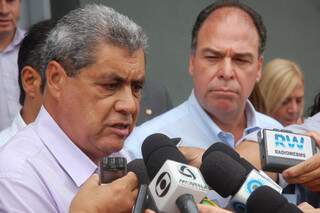 Segundo Puccinelli, auxilio anunciado por ministro &quot;não resolve nada&quot;. (Foto: Simão Nogueira)