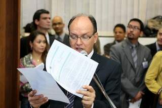 Mochi aproveitará reunião do PMDB para comissão começa a discutir 2014 (Foto: Giuliano Lopes)