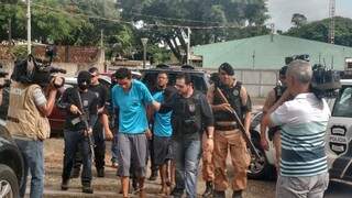 Crime chocou cidade de Sarandi/ PR, por isso apresentação foi acompanhada por toda imprensa local. (Foto: Divulgação/ PC)