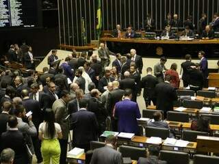 Sessão da Câmara dos Deputados, nesta quarta-feira. (Foto: Fabio Rodrigues Pozzebom/AgênciaBrasil) 