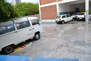 Prédio atualmente se transformou em estacionamento. Foto: Simão Nogueira