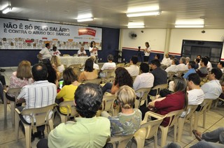 Em Campo Grande, a greve foi aprovada com ampla maioria (foto: João Garrigó)