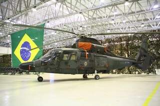 Batalhão de aviação possui 12 aeronaves e foi inaugurado em 2009 em Campo Grande (Foto: Marcos Ermínio)