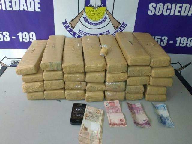 Presa em MS, mulher levaria 20 kg de maconha para o nordeste
