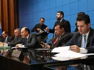 Deputados aprovaram projetos durante sessão desta quarta-feira (Foto: Victor Chileno/ALMS)