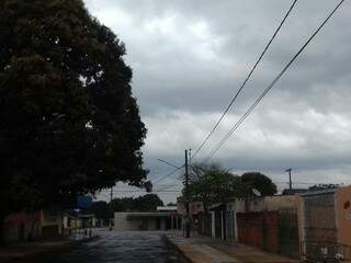 No Santo Amaro chuva fraca e tempo fechado. (Foto: Mayara Bueno)