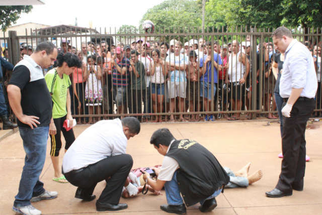  Por vingan&ccedil;a jovem &eacute; assassinado com tr&ecirc;s tiros em Dourados 