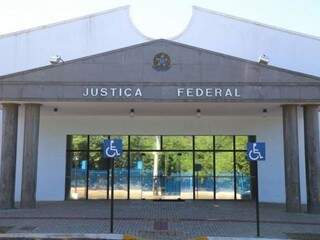 Prédio da Justiça Federal em Campo Grande. (Foto: Fernando Antunes/Arquivo)
