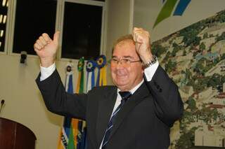Idenor Machado foi eleito presidente da Câmara Municipal de Dourados(foto: Hédio Fazan/O Progresso)