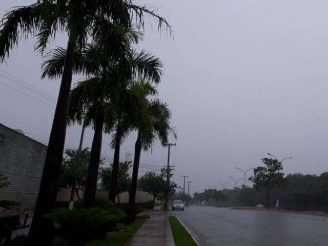 Tempo segue chuvoso em MS at&eacute; o fim de semana, prev&ecirc; meteorologia