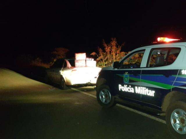 Traficante foge da PM por milharal e deixa para tr&aacute;s 73 quilos de maconha 