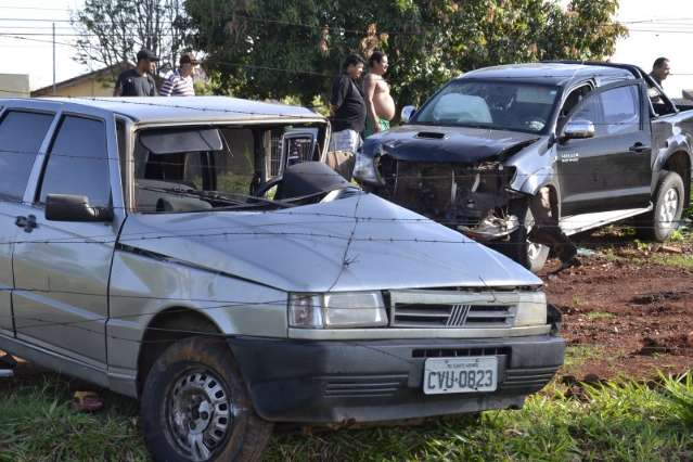 Acidente na entrada do bairro Jos&eacute; Abr&atilde;o fere idoso de 68 anos