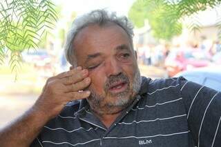  Abidias Cardoso de 60 anos perdeu o filho após tentar atendimento por quatro vezes. (Foto: Marcos Ermínio)