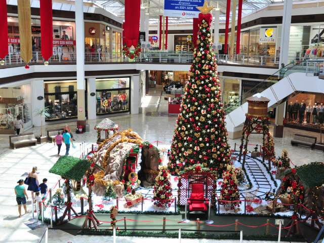 Papai Noel desembarca em grande estilo hoje no Shopping Campo Grande
