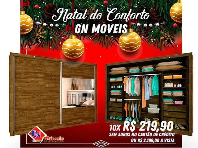 Natal do Conforto GN tem desconto de R$ 800 em móveis e 10 vezes pra pagar