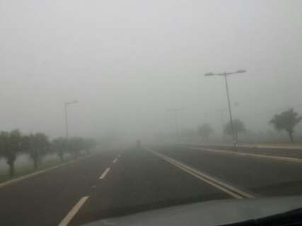 Neblina atrapalha motoristas e fecha aeroporto de Campo Grande