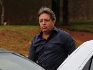 O empresário Luiz Pedro Guimarães chegando para depor no MPE. (Foto: Arquivo)