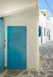 Grécia: O charme do azul e branco... (Foto: Janaina Lott)