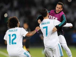 Cristiano Ronaldo comemora título na Mundial de Clubes 2017. (Foto: Real Madrid Oficial)