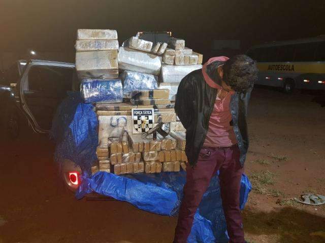 Persegui&ccedil;&atilde;o com tiros e apreens&atilde;o de 825kg de maconha acaba em pris&atilde;o