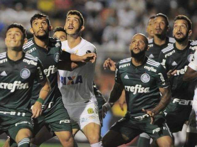 Cl&aacute;ssico entre Palmeiras e Santos termina empatado em 1 a 1 