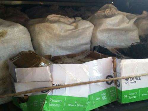 Pol&iacute;cia encontra 400kg de pasta base e muni&ccedil;&atilde;o pr&oacute;ximo a aeronave boliviana