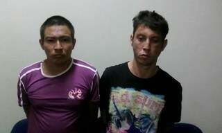 Renato Rosa (roxo) e Evandro Zamurio também foram presos na ação. (Foto: Leo Veras)