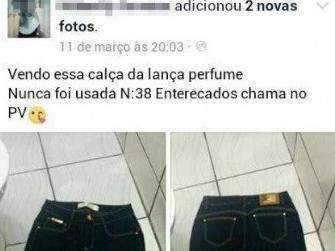 Jovem furta roupas de loja em que trabalha e vende pe&ccedil;as por rede social