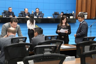 Deputados aprovaram o projeto durante a sessão desta terça-feira, na Assembleia (Foto: Assessoria/ALMS)