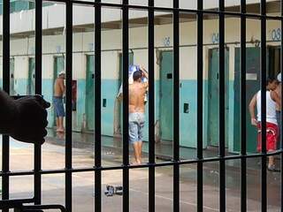 Celas do Instituto Penal de Campo Grande, onde detento cumpria pena (Foto: Arquivo)
