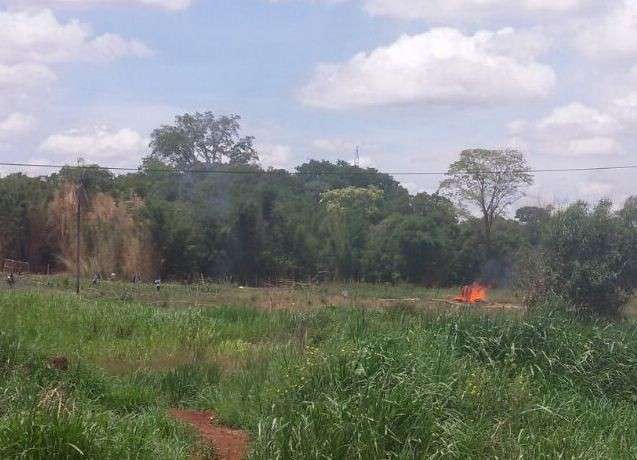 &Iacute;ndios s&atilde;o despejados de s&iacute;tios pela PF e barracos desmontados