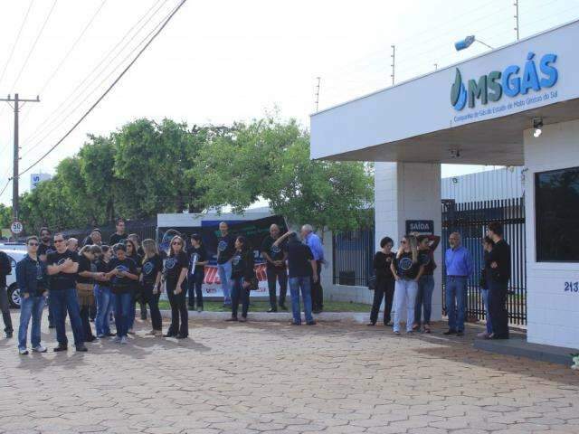 Com medo de privatiza&ccedil;&atilde;o, funcion&aacute;rios da MSG&aacute;s fazem paralisa&ccedil;&atilde;o