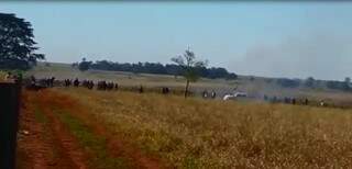 Área de confronto entre índios e produtores rurais em Caarapó (Imagem: Reprodução/Campanha Guarani).