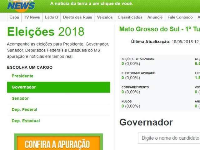 Campo Grande News tem cobertura em tempo real da elei&ccedil;&atilde;o