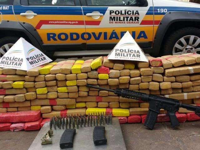 Jovem que saiu de MS &eacute; detido em MG com drogas, fuzil e muni&ccedil;&otilde;es