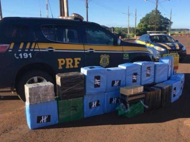 PRF apreendeu 6,9 toneladas de coca&iacute;na nas rodovias do Estado n