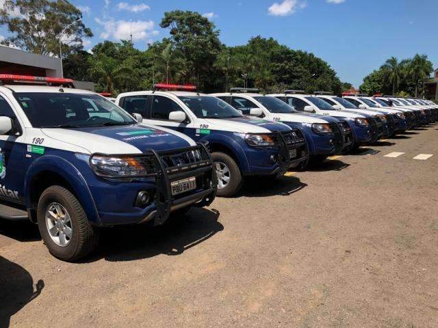 Com investimento de R$ 7 milh&otilde;es, pol&iacute;cia ganha 43 viaturas e 3 micro-&ocirc;nibus