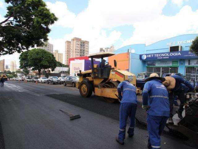 Capital ter&aacute; mais 22 km de recapeamento de vias no Centro, Anhanduizinho e Lagoa