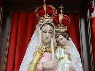 Nossa Senhora da Candelária, padroeira de Corumbá (Foto: Diário Corumbaense)