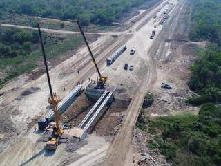 Obras na região do Transchaco seguem em ritmo acelerado do lado paraguaio. (Arquivo)