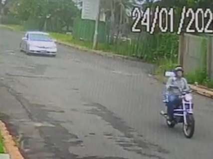 Câmeras flagraram momento em que motociclista foi executado no Caiçara