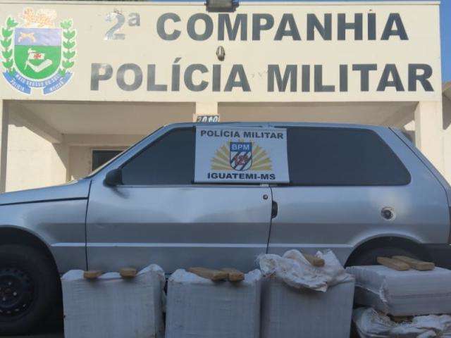Foragido, traficante &eacute; preso ao transportar 191 quilos de maconha 