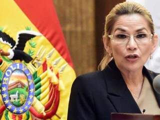 Presidente Jeanine Áñez decreto emergência após reunião e pediu calma à população (Foto/Divulgação ABI)